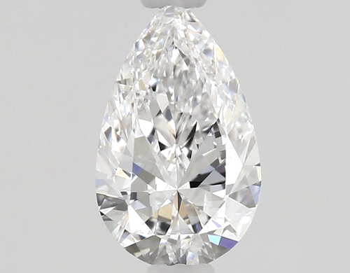 0.5 carat D-VVS2 Natūralus Pear Deimantas (1)