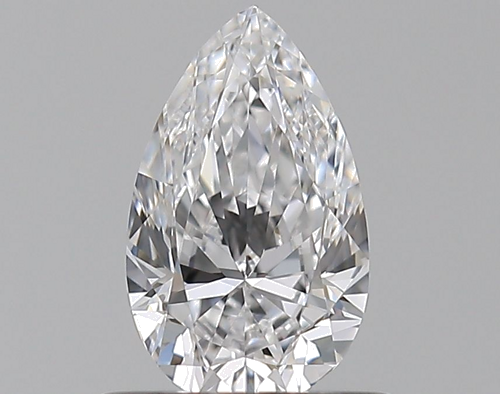 0.55 carat D-VVS1 Natūralus Pear Deimantas (1)