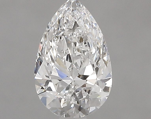 0.6 carat F-VVS2 Natūralus Pear Deimantas (1)