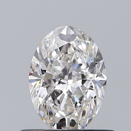0.6 carat F-SI1 Natūralus Oval Deimantas (1)