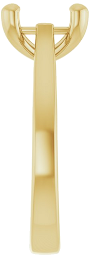 Sužadėtuvių Žiedas 14k yellow gold Oval 10mm x 8mm (4)