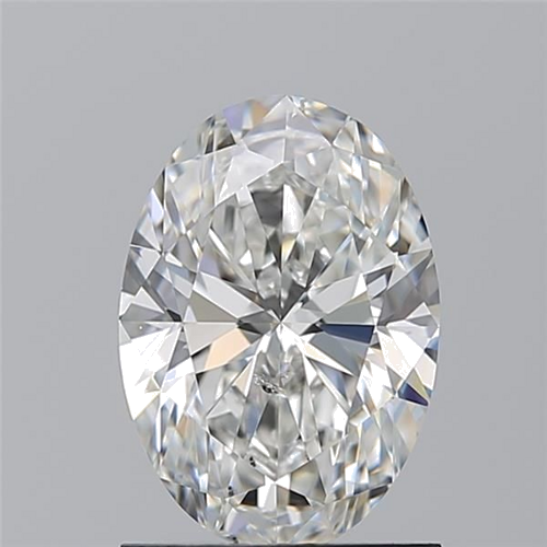 1.21 carat G-SI2 Natūralus Oval Deimantas (1)
