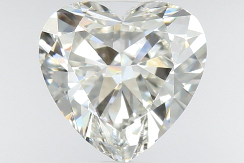 0.9 carat I-VS2 Natūralus Heart Deimantas (1)