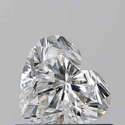 0.6 carat F-VVS1 Natūralus Heart Deimantas (1)