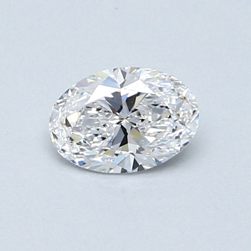 0.5 carat D-VS1 Natūralus Oval Deimantas (1)