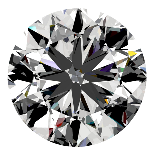 0.3 carat G-VVS2 GD cut Natūralus Round Deimantas (1)