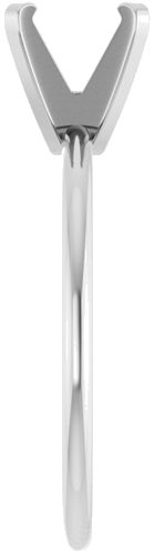 Sužadėtuvių Žiedas „Solitaire“ 14k white gold Round 7mm (4)