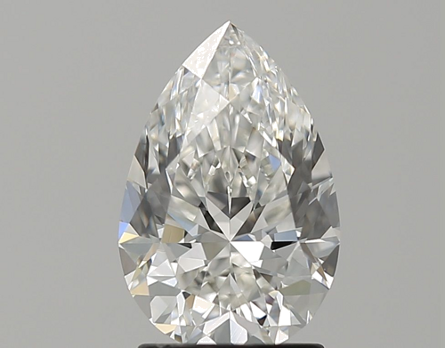 2.01 carat G-VVS2 Natūralus Pear Deimantas (1)