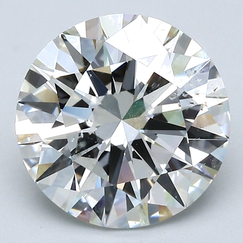 3.32 carat I-SI2 Excellent cut Natūralus Round Deimantas (1)