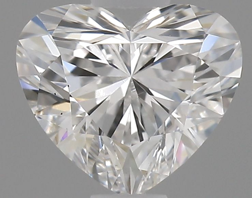 0.5 carat D-VS2 Natūralus Heart Deimantas (1)