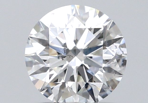 0.63 carat F-SI1 Excellent cut Natūralus Round Deimantas (1)