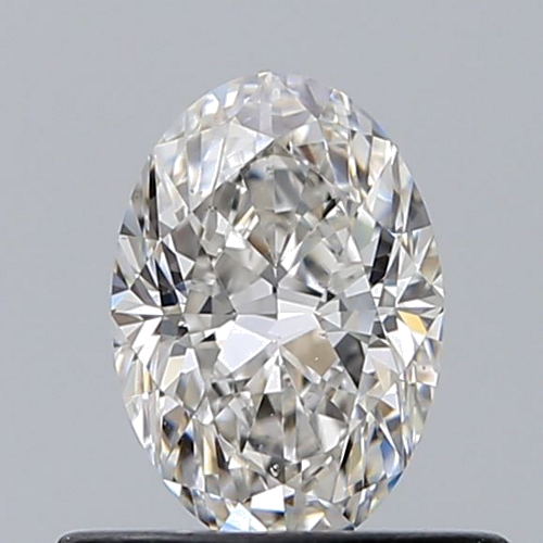 0.5 carat G-VS2 Natūralus Oval Deimantas (1)