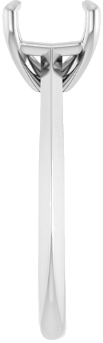 Sužadėtuvių Žiedas „Solitaire“ 950 Platinos Emerald 9mm x 7mm (2)