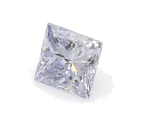 0.19 carat Fancy Grayish Blue-SI2 Natūralus Princess Deimantas (1)