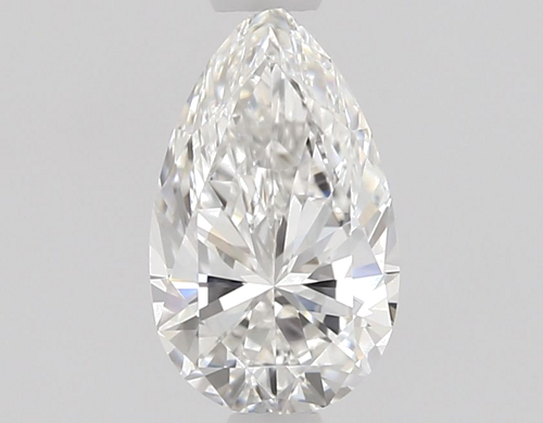 0.56 carat F-IF Natūralus Pear Deimantas (1)