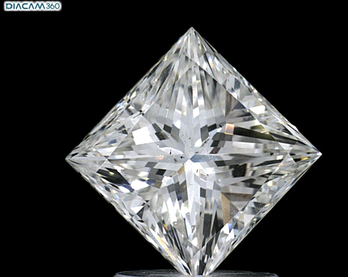 1.9 carat H-VS2 Natūralus Princess Deimantas (1)