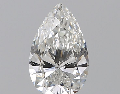 0.57 carat F-SI1 Natūralus Pear Deimantas (1)