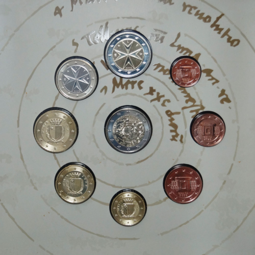 2023 Malta UNC Euro monetų rinkinys (3)