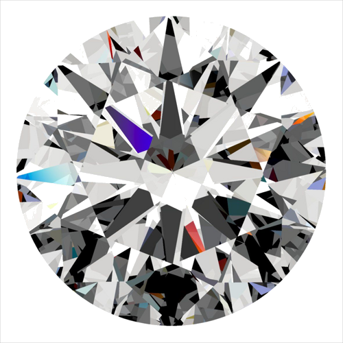 0.4 carat E-VVS1 Excellent cut Natūralus Round Deimantas (1)