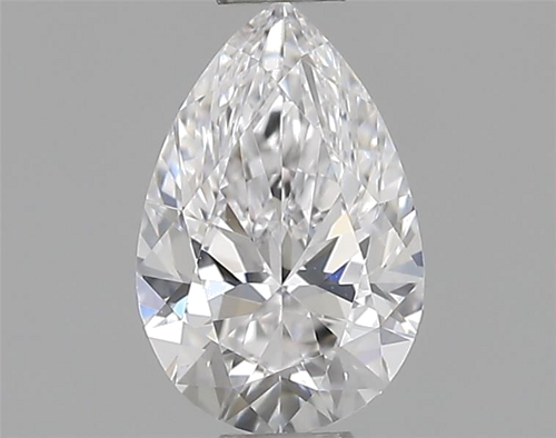 0.46 carat D-VVS2 Natūralus Pear Deimantas (1)