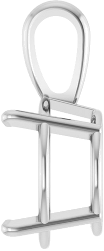 Pakabukas „Solitaire“ 417 Baltojo Aukso Round 13mm (3)