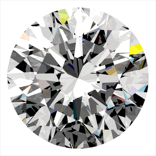 0.4 carat F-VVS1 Excellent cut Natūralus Round Deimantas (1)