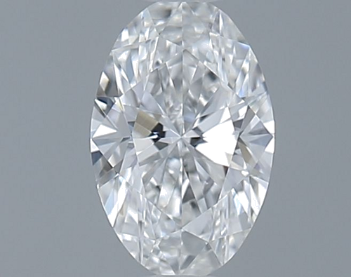 0.36 carat F-VVS2 Natūralus Oval Deimantas (1)