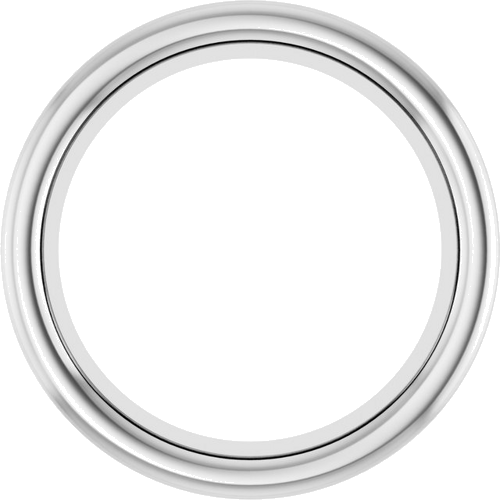 Platinum 7 mm Round Bezel Slide Pendant (1)