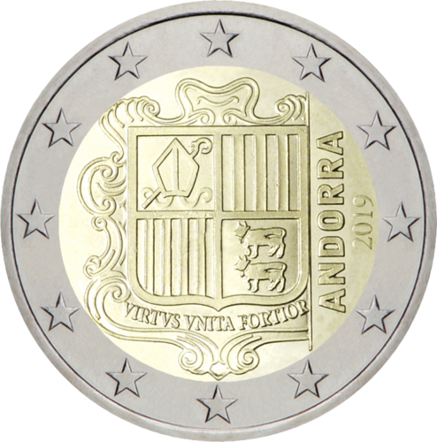 2019 Andorra national 2 euro coin (1)