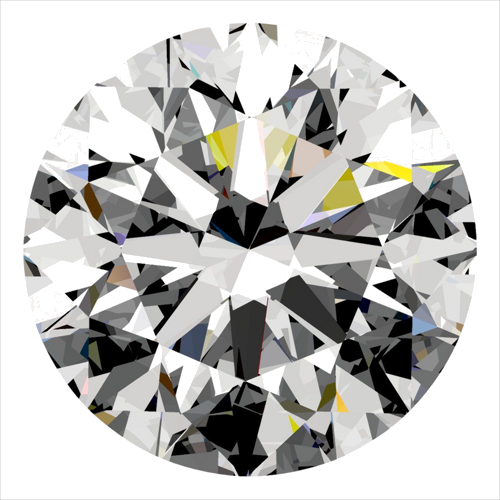 0.31 carat G-SI2 Excellent cut Natūralus Round Deimantas (1)