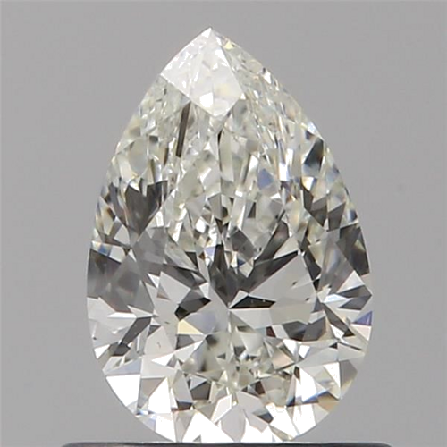 0.6 carat H-VS2 Natūralus Pear Deimantas (1)