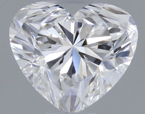 0.43 carat F-SI1 Natūralus Heart Deimantas (1)