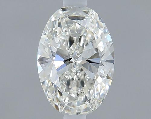 0.4 carat H-SI1 Natūralus Oval Deimantas (1)