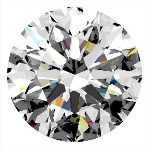 0.3 carat F-VS1 Excellent cut Natūralus Round Deimantas (1)