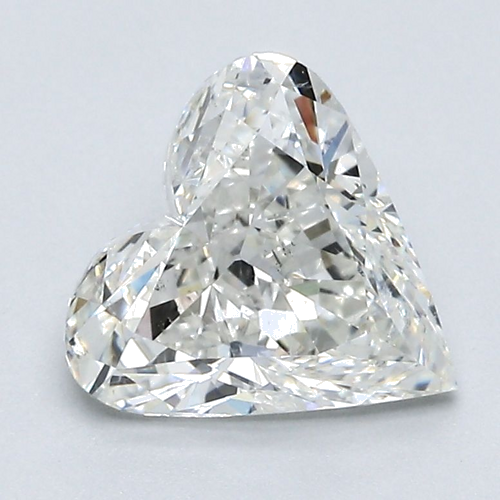 1.72 carat I-SI2 Natūralus Heart Deimantas (1)