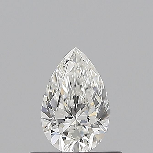 0.5 carat G-VS2 Natūralus Pear Deimantas (1)