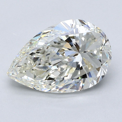 3.0 carat I-VS1 Natūralus Pear Deimantas (1)