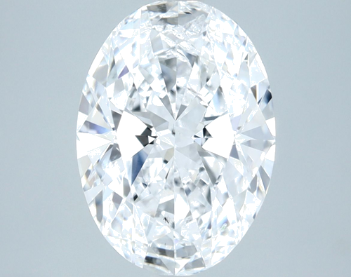 3.02 carat D-SI2 Natūralus Oval Deimantas (1)