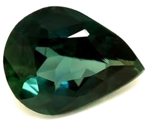 0.38 carat TEAL Pear Safyras (1)