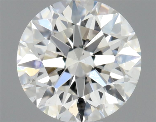 0.38 carat F-SI1 Excellent cut Natūralus Round Deimantas (1)