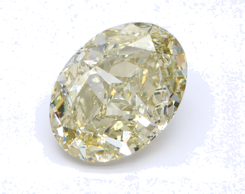 3.01 carat Fancy Light Brownish Greenish Yellow-SI1 Natūralus Oval Deimantas (1)