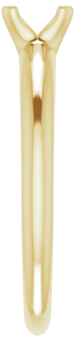 Sužadėtuvių Žiedas „Solitaire“ 10k yellow gold Round 5.5mm (4)