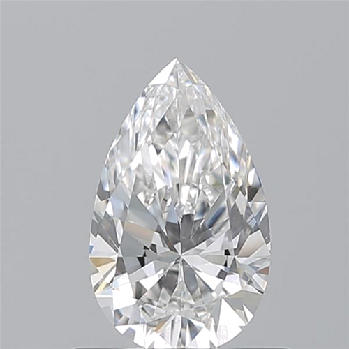 0.7 carat F-VS2 Natūralus Pear Deimantas (1)