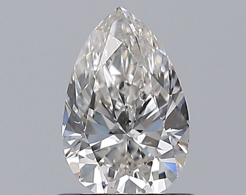 0.7 carat H-VS2 Natūralus Pear Deimantas (1)