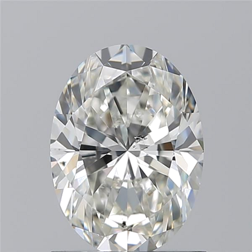 1.21 carat I-SI2 Natūralus Oval Deimantas (1)