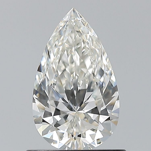 0.74 carat H-VVS1 Natūralus Pear Deimantas (1)