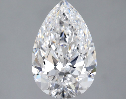 2.01 carat D-VVS1 Natūralus Pear Deimantas (1)