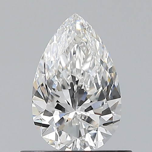 0.6 carat F-VS1 Natūralus Pear Deimantas (1)