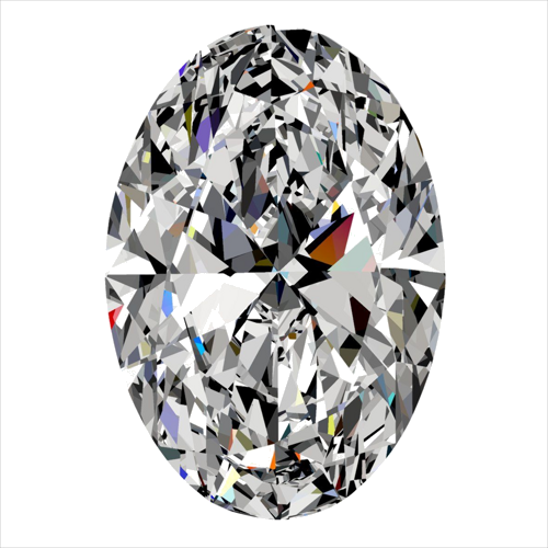 0.36 carat G-SI1 Natūralus Oval Deimantas (1)