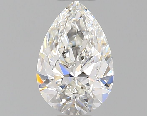0.5 carat G-VS2 Natūralus Pear Deimantas (1)